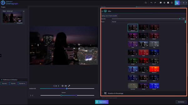 Cinemagraph effets