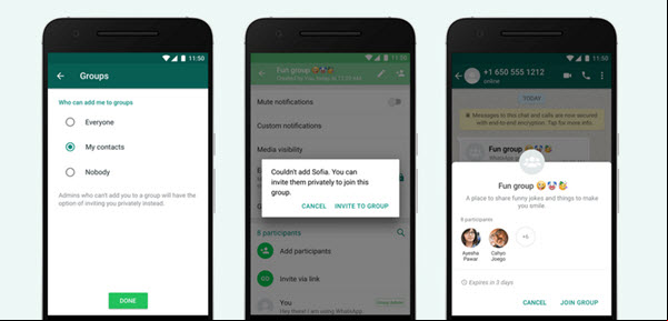 WhatsApp réglages
