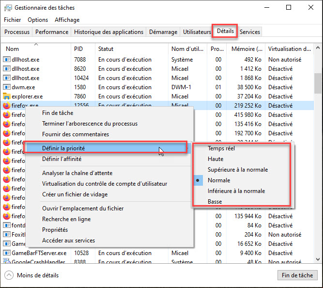 RAM Windows 10